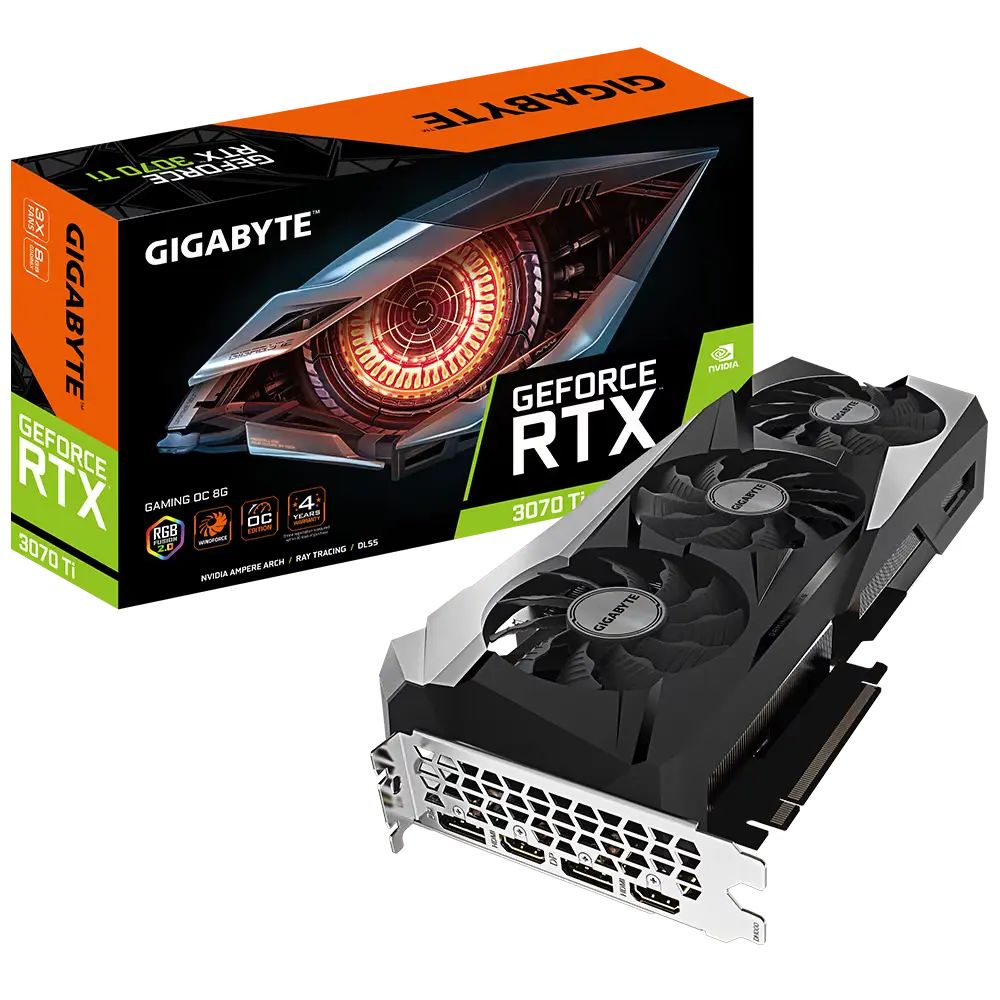 Gigabyte Geforce RTX 3070 ti Gaming OC 8G ｜ 3070 ti 效能